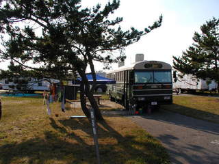 bus at salisbury beach state park site B50